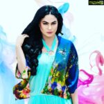 Veena Malik Instagram – #💜💙💚💛🧡❤️ #VeenaMalik