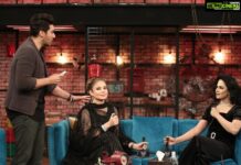 Veena Malik Instagram - Some moments become beautiful memories #💎❤ A very articulate and good looking @khanahsanofficial and Most Entertaining and Beautiful @mishikhanofficial2 were absolutely amazing last night at @entexpresstv along with my friend just like family @irfanistan …. The time we spent together was the most beautiful and memorable I hope our fans like the treat we created for them…. Looking fwd to the show wen it airs🔥✔️ @tahseenkhanoffical @mateenshahphotography @khanahsanofficial @mishikhanofficial2 @entexpresstv @expressnews.pk