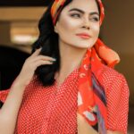 Veena Malik Instagram - #polkadots always my #favorite #colorful #loveforever @mateenshahphotography @tahseenkhanoffical #makeup #styleicon