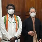 Vijay Vasanth Instagram – Met and interacted with Annai Sonia Gandhi.