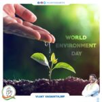 Vijay Vasanth Instagram - On this world environment day we need to reaffirm our commitment in guarding our mother nature. Let us prevent , halt and reverse the degrading of our eco system. #worldenvironmentday Kanyakumari, India