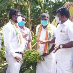 Vijay Vasanth Instagram – சமீபத்தில் பெய்த கடும் மழை மற்றும் புயல் காற்று காரணமாக பூதப்பாண்டி பகுதிகளில் வாழை மரங்கள் மற்றும் பயிர்கள் நாசம் அடைந்ததை நேரில் சென்று பார்வையிட்டேன். உரிய உதவிகளுக்காக தமிழக அரசு மற்றும் மாவட்ட ஆட்சியர் கவனத்திற்கு இந்த இழப்பு எடுத்துச் செல்லப்படும். Kanyakumari, India