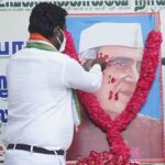 Vijay Vasanth Instagram - Paid floral tributes to Pandit Jawaharlal Nehru at my office today. Congress leaders joined me in honouring the tall leader. #rememberingnehru Kanyakumari, India