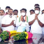 Vijay Vasanth Instagram - பெரும் தலைவர் காமராஜர் மணி மண்டபத்திற்கு சென்று மரியாதை செலுத்தினேன். வெற்றி சான்றிதழை அவர் காலடியில் வைத்து ஆசி கோரினேன்.