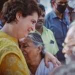 Vijay Vasanth Instagram - The love and affection this family have for India and Indians are priceless. They gave their blood and life for our India to protect our soil. They are spreading smiles and love to bring this nation together. Priyanka Gandhiji at a old age home in Kerala yesterday.