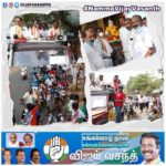 Vijay Vasanth Instagram - கிள்ளியூர் தொகுதிக்கு உட்பட்ட பகுதிகளில் ராஜேஷ் குமார் MLA அவர்களுடன் இன்று தேர்தல் பிரச்சாரம் மேற்கொண்டேன். பெருந்திரளாக கூடிய மக்கள் வெள்ளம் ஒன்றை உறுதி செய்கிறது. ஊழல் நிறைந்த மக்கள் விரோத அதிமுக ஆட்சியை அகற்றவும், பாசிச பாஜக ஆட்சிக்கு எதிராக வாக்களிக்கவும் மக்கள் காத்திருக்கிறார்கள். #NammaVijayVasanth Killiyur, Kanniyakumari