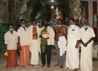 Vijay Vasanth Instagram - கொரோனா தொற்றினால் பாதிக்கப்பட்டுள்ள @inctamilnadu தலைவர் @alagiriks அவர்கள் பூரண குணமடைய சுசீந்திரம் திருக்கோயிலில் சிறப்பு வழிபாடு செய்தேன்.நிகழ்ச்சியில் வட்டார தலைவர் காலபெருமாள்,சுசீந்திரம் நகர தலைவர் முத்து,ஒபிசி மாநில பொதுச்செயலாளர் சீனிவாசன் உட்பட பலர் கலந்து கொண்டனர்.