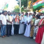 Vijay Vasanth Instagram – Participating and showing my support against the arrest of @incindia leader @rahulgandhi ji, @priyankagandhivadra M ji and our @inctamilnadu leader #ksalagiri in Kanyakumari for the #hathrashorror