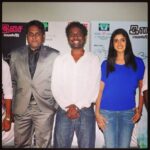 Vijay Vasanth Instagram - At the press meet of theriyama unna kadhalichiten