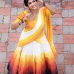 Vijayalakshmi Instagram - I’m a sun lover. A sunflower 🌻 . . Outfit : @annamstudio Designed and Styled by: @pradeepkumar0606 Assist : @jai_joseph_69 Shot by: @pictures_by_dhinesh_siva @studio_d_weddings MUA: @rinkymakeup_artist Hairstylist: @kalps_makeover_artist