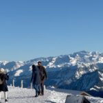 Vishakha Singh Instagram - Sunny day in icy cold #RigiKulm (Queen of mountains)🇨🇭 #travel #2022 #switzerland #winterwonderland