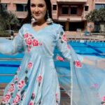 Yuvika Chaudhary Instagram – #yuvikachaudhary #princenarula  @rimjhimhada  @aachho @stylebysugandhasood