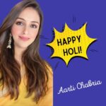 Aarti Chhabria Instagram - Happy Holi everyone! 🎉🎉🎉🎉🎉🎉🎉🎉🎉🎉 Lots of love, colour, peace, positivity, victory and light to each one of you seeing this! ❤️❤️❤️❤️❤️❤️❤️❤️❤️❤️ May your goodness, happiness and strength shine through today and all year round! Interesting fact : In ancient times, when people started playing Holi, the colours used by them were made from plants like Neem, Haldi, Bilva, Palash (etc). The playful pouring and throwing of color powders made from these natural sources has a healing effect on the human body.