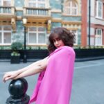 Adah Sharma Instagram - Is pretty Ketki in the last image ORANGE or PINK ? 🤓🤓 , , Wearing @zara , , P,S, Did u like #StarKidRadhaSharma 's new car ! 🐅 #londontourism #pantsuit #pink #100YearsOfAdahSharma #adahsharma London, United Kingdom
