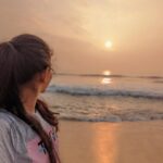 Ahana Kumar Instagram - Today’s Moment of Magic was this fraction of a second at 6:29 AM , when the Sun peeped out from below the Clouds to begin today’s Sunrise and just then , the popular patterned bird-flock of Mahabalipuram flew by signalling Us , not to miss the glorious sunrise! I live for Moments like this ♥️