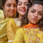 Ahana Kumar Instagram - Yellow is such a happy colour. You think so too? 🌼 My Hair-Stylist : @sindhu_krishna__ , Master of Braids 🌸 #MeenakshisHaldi ✨ PS - Yes it happened before the wedding. I forgot to post it then 😛