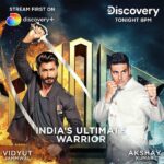 Akshay Kumar Instagram - When I almost decided to quit, my mom made me realise that it is important to continue to try and stay focused which is what has kept me going. In today’s episode of #IndiasUltimateWarrior , I test 16 contestants and their ability to stay focused. Watch the show today on @discoverychannelin at 8PM and on the @discoveryplusin app. @mevidyutjammwal @bazinga_ent