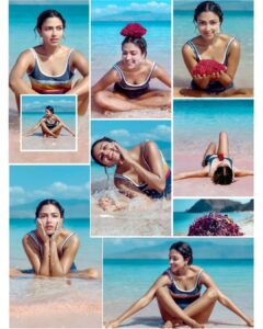 Amala Paul Instagram - Call me a beach bum and I'll probably say 'yes ma'am'. 🤭🌊🌊🌊🌊🌊 📸: Throwback to my trip to pink island, Indonesia -- 2019. Fun fact: Pantai Merah or simply, the pink beach Komodo Island, is one of the seven pink sand beaches across the world. What makes the sand appear pink under the sun are microscopic residents, organisms called Foraminifera. They produce a red pigment on the coral reefs and leave small red particles behind that blend with the white sand, forming a soft pink tint that glows beautifully and is visible from the shore, water, and viewpoints on the hills. #vacay #vacaydiaries #vacation #pinkbeach #pink #pinkisland #beach #beachbum #beachesbecray #precovid Pink Beach