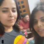 Anasuya Bharadwaj Instagram - Oorikeee.. jokuuuuu!! By the way!! Congratulations on your #Reels debut @ambicakhasba 😝🥳