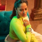 Anasuya Bharadwaj Instagram - I still have a long way to go.. but I am already so far from where I used to be.. and I am proud of it.. 😌🧿 #MyMomentOfSelfActualization For #Jabardast #tonyt Outfit & Styling @gaurinaidu 🤍