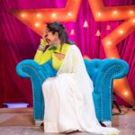 Anasuya Bharadwaj Instagram - I still have a long way to go.. but I am already so far from where I used to be.. and I am proud of it.. 😌🧿 #MyMomentOfSelfActualization For #Jabardast #tonyt Outfit & Styling @gaurinaidu 🤍
