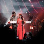 Andrea Jeremiah Instagram - Thank you Dubai ❤️ Hope to be back soon 💫 📸 @ibrahim_photography #dubai #expo2020 #yuvan #yuvanshankarraja #tamil #music #live #musician #onstage