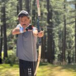 Anil Kapoor Instagram - “There is no excellence in archery without great labor.” — Maurice Thompson. Realised how hard @harshvarrdhankapoor had worked on his skill of archery 🏹 I tried my hand at it but couldn’t get it right. Truly a sport that requires lots of discipline and hard-work…