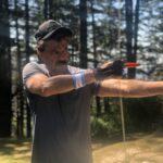 Anil Kapoor Instagram - “There is no excellence in archery without great labor.” — Maurice Thompson. Realised how hard @harshvarrdhankapoor had worked on his skill of archery 🏹 I tried my hand at it but couldn’t get it right. Truly a sport that requires lots of discipline and hard-work…