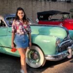 Anisha Victor Instagram - 💚💚 #classic #classiccars #vintage #vintagecars #vintagecarsdaily #vintageinspired #cars #mumbai #india #carrally #rally Ballard Estate, Maharashtra, India