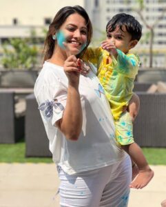 Anita Hassanandani Instagram - Holi Hai! 🌈