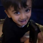 Anita Hassanandani Instagram - There are a few things we could teach our kids…. At the top of the list is the importance of never giving up! Aaravv has been attempting to climb the bed or the couch for a while now. Never succeeded. Until now! Persistence guarantees success! P.S - the boy deserves some screen time after this feat!