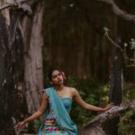 Anjali Patil Instagram - On the very early morning we all walked inside the forest. I slowly transformed, navigating through thorns and whispering with the trees, sky and birds while @aishwaryashok captured magic in each frame. For me, Van Gogh / Irusaayi / Vaanvil are fragile and strong, real and magical, fire and water at the same time! @kuthiraivaalthefilm is running in theatres with overwhelming reviews from the critics and audience. Forever grateful for this magical moment! @yaazhifilms @kuthiraivaalthefilm Ideated by : @aishwaryashok Costume Design : Datcha dayal Styling: @binita_ramanathan Dop : @haya_dp Yaazhi Team : @aravindnaga.nft @m0shuu @palaniappan_kathir