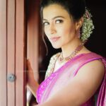 Anju Kurian Instagram - 💓💓💓 📸 - @zion_mathew_thomas 💁🏻‍♀️- @fashiondesignernayanasreekanth 💄- @jijeeshmakeupartist #sareelove #traditional #instadaily #postoftheday #spreadlove #ootd #instamood #favourites
