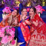 Antara Biswas Instagram – Brides on the loose! @lokhandeankita @nehaswamibijlani 
BTS from #SmartJodi 🌻
Watch out for our special stories this weekend on @starplus 

#MonVik #BrideSpecial