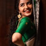 Anupama Parameswaran Instagram - Sa sa sareeeee!!! Styled by: @meghanaalluri Outfit by: @label_kusumanjali Accessories by: @petalsbyswathi Shot by: @kvmanideep10.photos