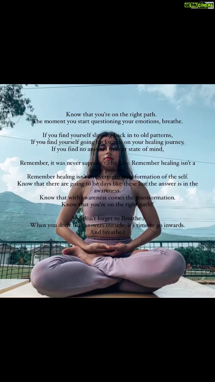 Aparnaa Bajpai Instagram - Posted this almost a year back. Sometimes all you need is a reminder😇