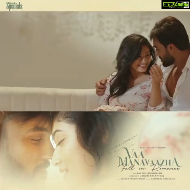 Arav Instagram - #VaaManavaazha out now check out this beautiful song and #FallInRomance ♥️ #ThinkSpecials ▶️ https://youtu.be/ThEOkBV7KK8 @actorarav @Iampriyankaathimmesh @jehensaai @vsanandhakrishna @rajthillaiyampalam @narmi_x @varuonthushyanthan @tamilkumaranm @Saravanan1465 @Nithya_official @makeup101byyamini