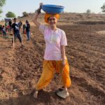 Archana Instagram - The only way to stay closest to #shiva be nice to #prakriti (#parvati) . . . #staygrounded #grounding #farming #paanifoundation #paani #aamirkhan #waterharvesting #soil #deshkidharti #mycountry #india #farm