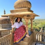 Archana Instagram - When u wanna #queen around with ur #banjara #boho #bohemian #fusion ways! . . . #gujarat #india #travel #travelphotography #roam #vagabond #make ##mycountryhome #love Vijay Vilas Palace
