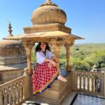 Archana Instagram - When u wanna #queen around with ur #banjara #boho #bohemian #fusion ways! . . . #gujarat #india #travel #travelphotography #roam #vagabond #make ##mycountryhome #love Vijay Vilas Palace