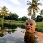 Ashish Vidyarthi Instagram - DID THIS FOR THE FIRST TIME IN KERALA😱🏝🔥 Early sunrise in the beautiful & serene Palakkad, Kerala. This is my first time swimming in a pond. Uff What a feeling! In this vlog, we shall visit a beautiful temple together, explore an ancient granary and meet Pushpa Chechi - Daughter of the Last King of Kollengode. CLICK THE LINK IN BIO TO WATCH THE FULL VIDEO❤️ #kerala #keralagodsowncountry #keraladiaries #swimming #swim #pond #keralafood #keralatourism #love #friendship #belief #faith #trending #viral #friends #actorvlogs #behindthescenes