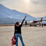 Asmita Sood Instagram - Catch me if you can 🎯 #highflyer #kullu #offgrid #reccediaries #readysetgo #mountains #himachal #sunrise Kullu, Himachal