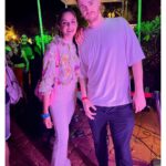 Asmita Sood Instagram – Four inch heels 👠..and still couldn’t match your height @derek_cercle !! What a night at @w_goa !! Thank you for having me there 🦋 @cerclerecords #aboutlastweekend #saturday #wgoa #wgoarockpool #cerclerecords #cerclemusic #cercle #latepost #cerclenights W GOA