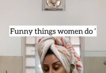 Bhanushree Mehra Instagram - Happens with me all the time !😅🤷‍♀️ . . . . . . . #thingswomendo #funnythings #dailyscenes #struggleisreal #girls