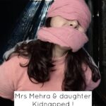 Bhanushree Mehra Instagram - 🤷‍♀️🤣😉 . . . . . . . #kidnapper #mrsmehra #daughter #funnyvideos #kidnapped #hotkidnapper #sillythings