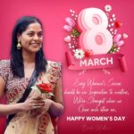 Bindu Madhavi Instagram - Every Woman's Success should be an Inspiration to another, We’re Strongest when we Cheer each other on. #womensday