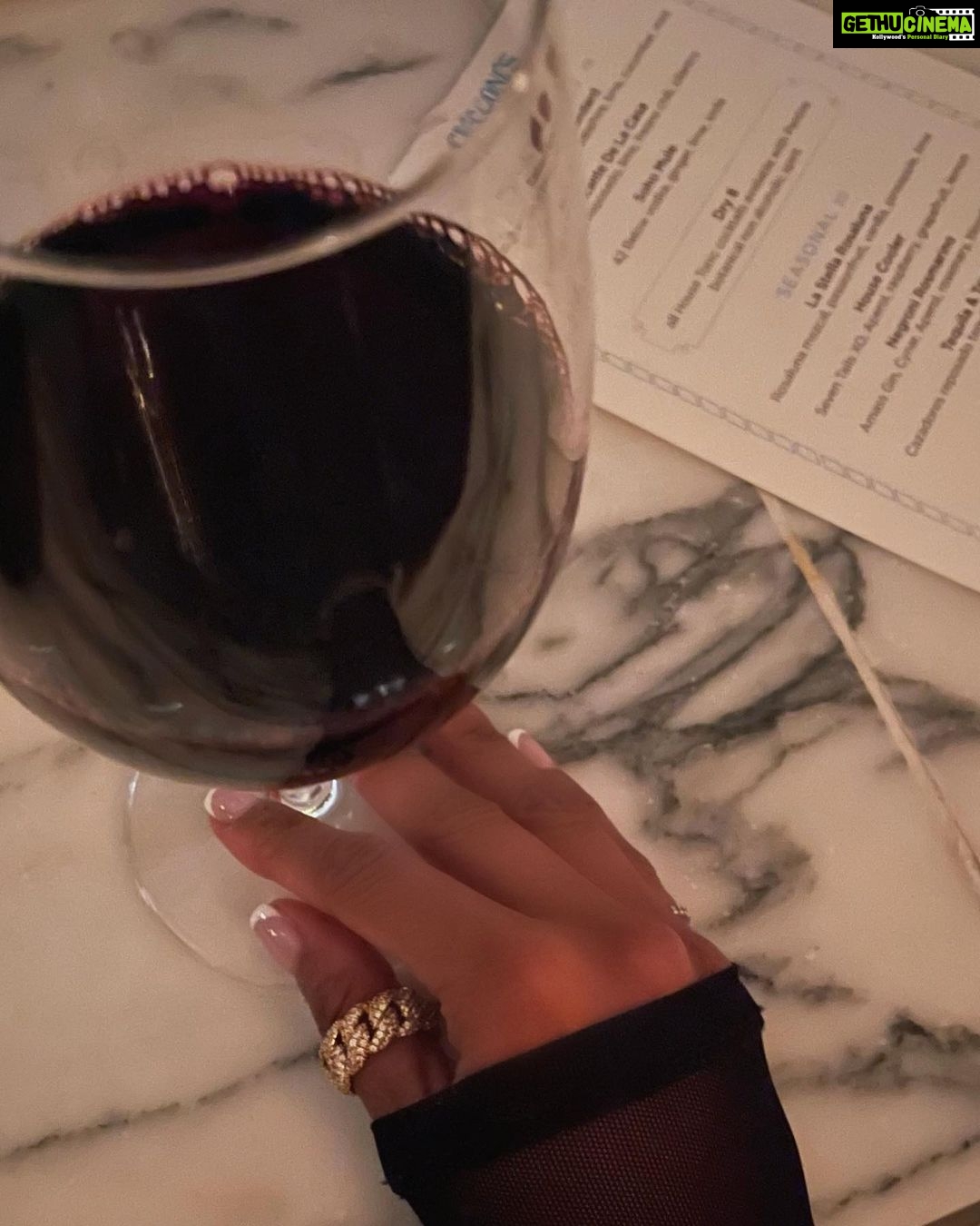 Chandrika Ravi Instagram - Baby don’t waste your wine Los Angeles, California