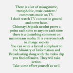 Chinmayi Instagram - Everyone who DMs *ME* to react can put a story, tag the channel / producer / people concerned and put public pressure. It needn’t be someone like me all the time