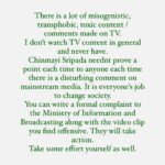 Chinmayi Instagram - Everyone who DMs *ME* to react can put a story, tag the channel / producer / people concerned and put public pressure. It needn’t be someone like me all the time