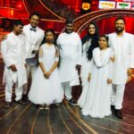 D. Imman Instagram - With Singers (Left to Right) Samsutheen,Sahana,Thirumoorthi,Vandana Srinivasan m,Vaikom Vijayalakshmi and Sathyaprakash!